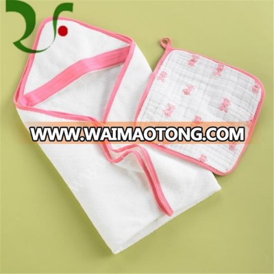 100% cotton baby hooded towel